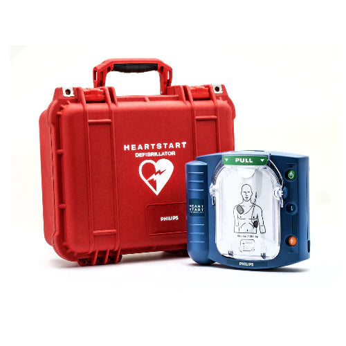 HeartStart OnSite AED with Plastic Waterproof Shell Carry Case
